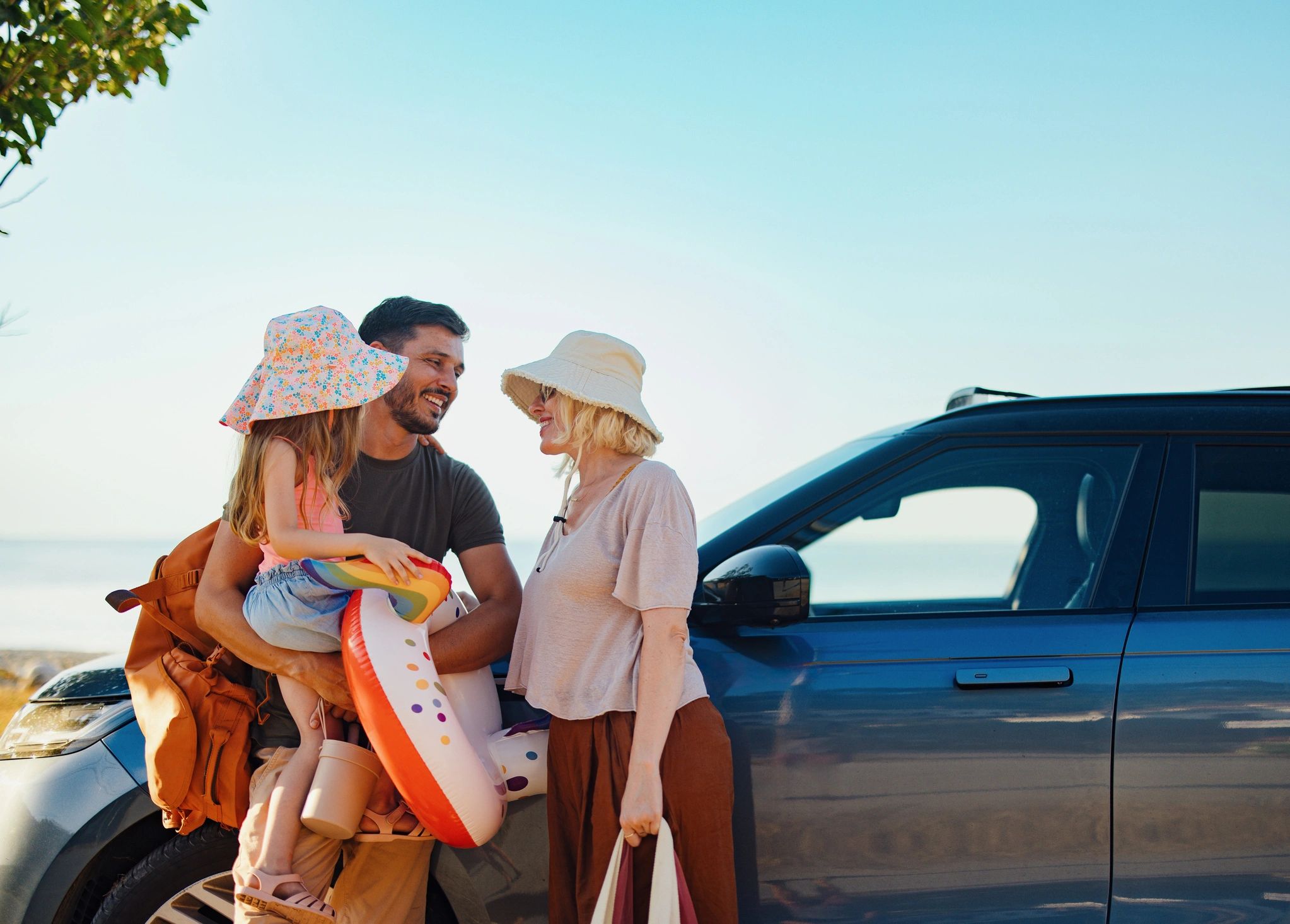 Family road trip vacation